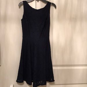 Navy Lace Dress